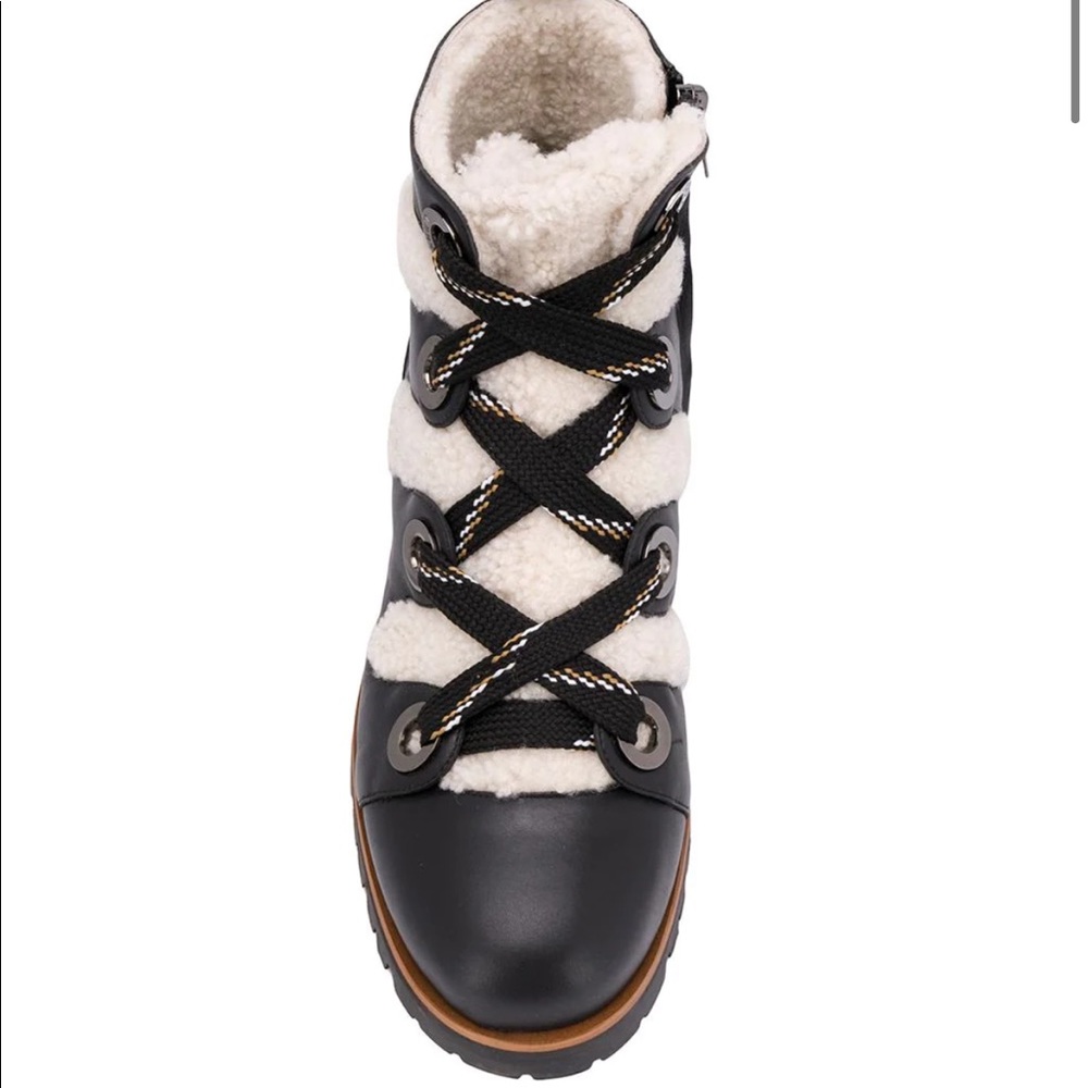 NEW JIMMY CHOO Bei Ankle Leather Combat Boots - Picture 4 of 16